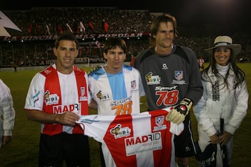 El día que Leo Messi jugó con la camiseta del Atlético de Madrid