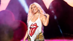 CHICAGO, ILLINOIS - AUGUST 03: Karol G performs during Lollapalooza at Grant Park on August 03, 2023 in Chicago, Illinois. (Photo by Erika Goldring/WireImage)