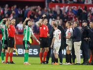 Momento del Sevilla-Betis.