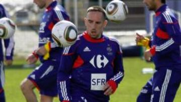 <b>NO JUGARÁ LA FINAL. </b>Ribéry está concentrado con su selección.
