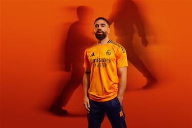El naranja, protagonista de la segunda equipación del Real Madrid