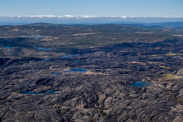 Desde el cielo: así han quedado las zonas afectadas por los incendios de agosto