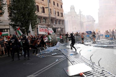 Las protestas pro-Palestina en las calles de Madrid.