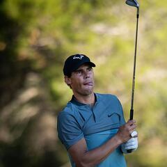 Nadal acaba sexto en su incursión en el golf profesional