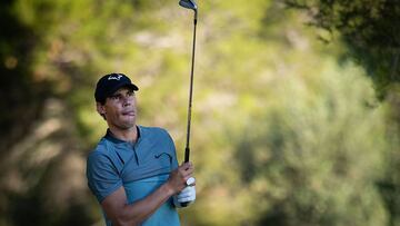 Nadal acaba sexto en su incursión en el golf profesional
