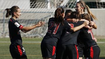 El Athletic celebra un gol.