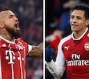 Las 7 veces que Vidal y Sánchez anotaron en un mismo día
