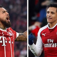 Las 7 veces que Vidal y Sánchez anotaron en un mismo día