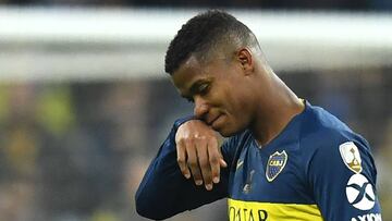 Wilmar Barrios y Sebastián Villa fueron titulares en la derrota de Boca Juniors ante Unión.