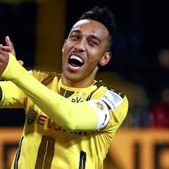 Aubameyang, el mejor de la primera vuelta en la Bundesliga