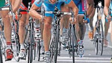 El sprint de la etapa de ayer