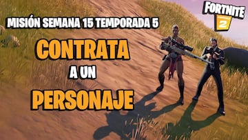 ¿Dónde y cómo contratar a un personaje en Fortnite Temporada 5?