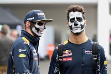 Daniel Ricciardo y Max Verstappen 