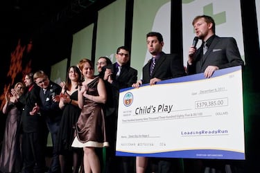 La ONG Child's Play recaudó más de 5 millones en 2013