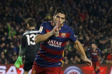 24 de enero: 29 años cumple el delantero uruguayo del Barcelona, Luis Suárez.