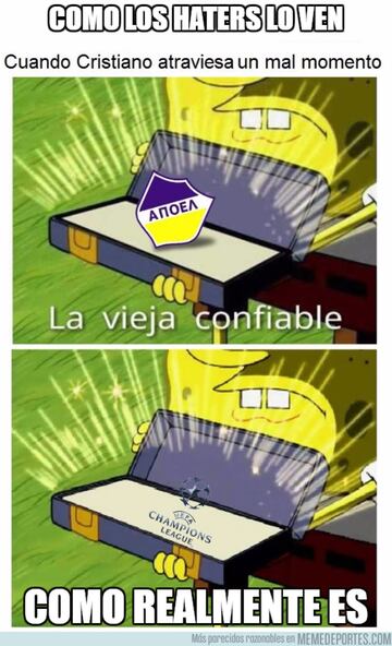 Los memes más divertidos del APOEL-Real Madrid