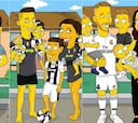 Figuras del fútbol mundial echas al estilo de Los Simpsons