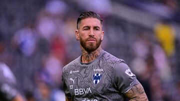 Sergio Ramos of Monterrey during the 16th round match between Monterrey and America as part of the Liga BBVA MX, Torneo Clausura 2025 at BBVA Bancomer Stadium, on April 16, 2025 in Monterrey, Nuevo Leon, Mexico.