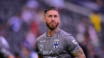 Sergio Ramos of Monterrey during the 16th round match between Monterrey and America as part of the Liga BBVA MX, Torneo Clausura 2025 at BBVA Bancomer Stadium, on April 16, 2025 in Monterrey, Nuevo Leon, Mexico.