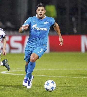 Hulk jugaba en el Zenit St. Petersburgo antes de ser fichado por el Shanghai SIPG por 55 millones de euros en 2016