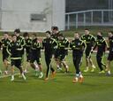 Del Bosque ensaya con Diego Costa en el once ante Italia