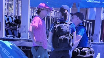 Tito Chávez, en el Open de Australia.