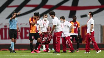 Falcao vuelve con gol pero se retira con molestias