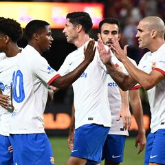 1x1 del Barça ante el Milan: Ansu ilusiona ante la ausencia de Dembélé