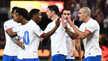 Gol del Barça en las Vegas.