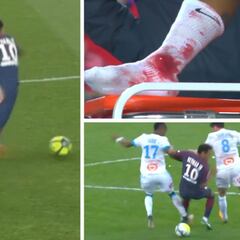 El padre de Neymar explotó: las patadas y golpes que recibe Neymar en la Ligue1