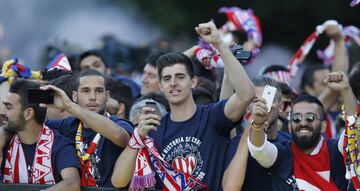 Uno de los mayores hitos conseguidos por el portero belga ha sido la consecución de la Liga en el Camp Nou. El Atlético de Madrid se proclamó campeón por décima vez en su historia. Ese mismo año consiguió el Zarra de la Liga. Courtois fue fundamental para su equipo en toda la temporada y ganando su segundo premio Zamora consecutivo.