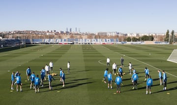 El Madrid entrena en víspera de Reyes Magos