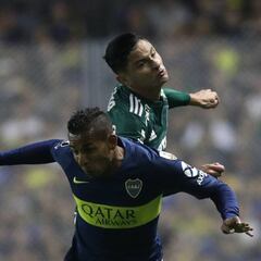 Sebastián Villa sería titular en la revancha ante Palmeiras