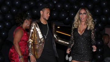 Neymar, en la fiesta de cumplea&ntilde;os de su hermana Rafaella