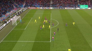El gol anulado a ?ngel que indigna al Getafe y a Bordal¨¢s