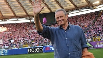 Maurizio Zamparini, histórico presidente del club italiano Palermo.