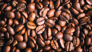 Toasted Coffee beans background