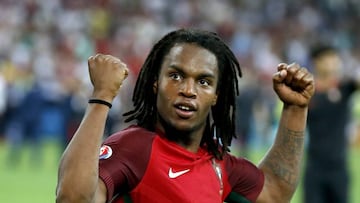 Reanto Sanches during the win over Polond in Euro 2016.