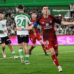 Los goles de Reina equivalen a victoria del Mirandés