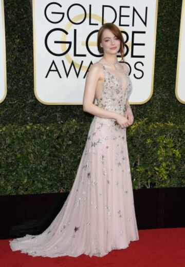 Emma Stone, una de las protagonistas de la noche.