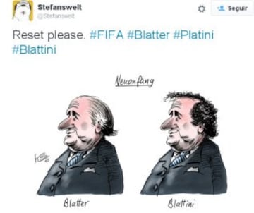 Los mejores memes de Blatter y Platini