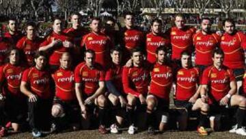<b>AFRANCESADO. </b>El XV español que formó ayer frente a Georgia.