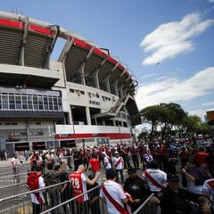Restricciones para el recibimiento en el Monumental