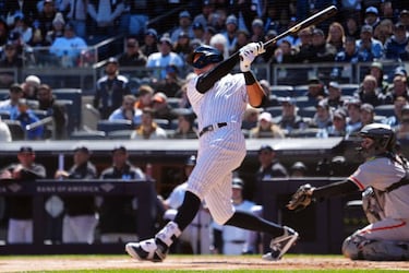 Aaron Judge conecta su primer cuadrangular y los New York Yankees ganan en el Opening Day