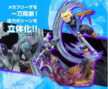 El día que Trunks cortó a Freezer por la mitad, recreado en esta brutal figura (con precio y fecha)