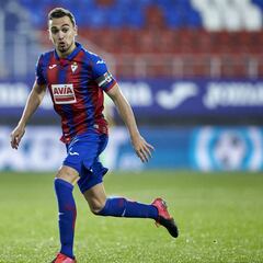 El sancionado Escalante y el lesionado Pedro Bigas, bajas en el Eibar para el Bernabéu