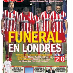 "Funeral en Londres"... las portadas deportivas de hoy