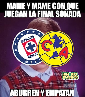 Los memes de la final de Liga MX entre Cruz Azul y América