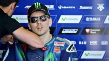 Jorge Lorenzo reconoce la superioridad de las Honda en Alemania.