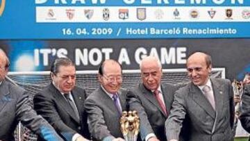 <b>TORNEO LUJOSO. </b>Fernando Sanz, Pedro Rodríguez. Boluda, Kuak. Alonso, Del Nido y Bendodo.